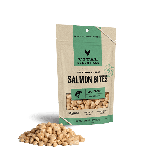 Freeze-Dried Salmon Bites Dog Treats